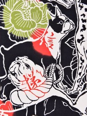 2018年　干支手ぬぐい　「南総里見八犬伝」　[D87]