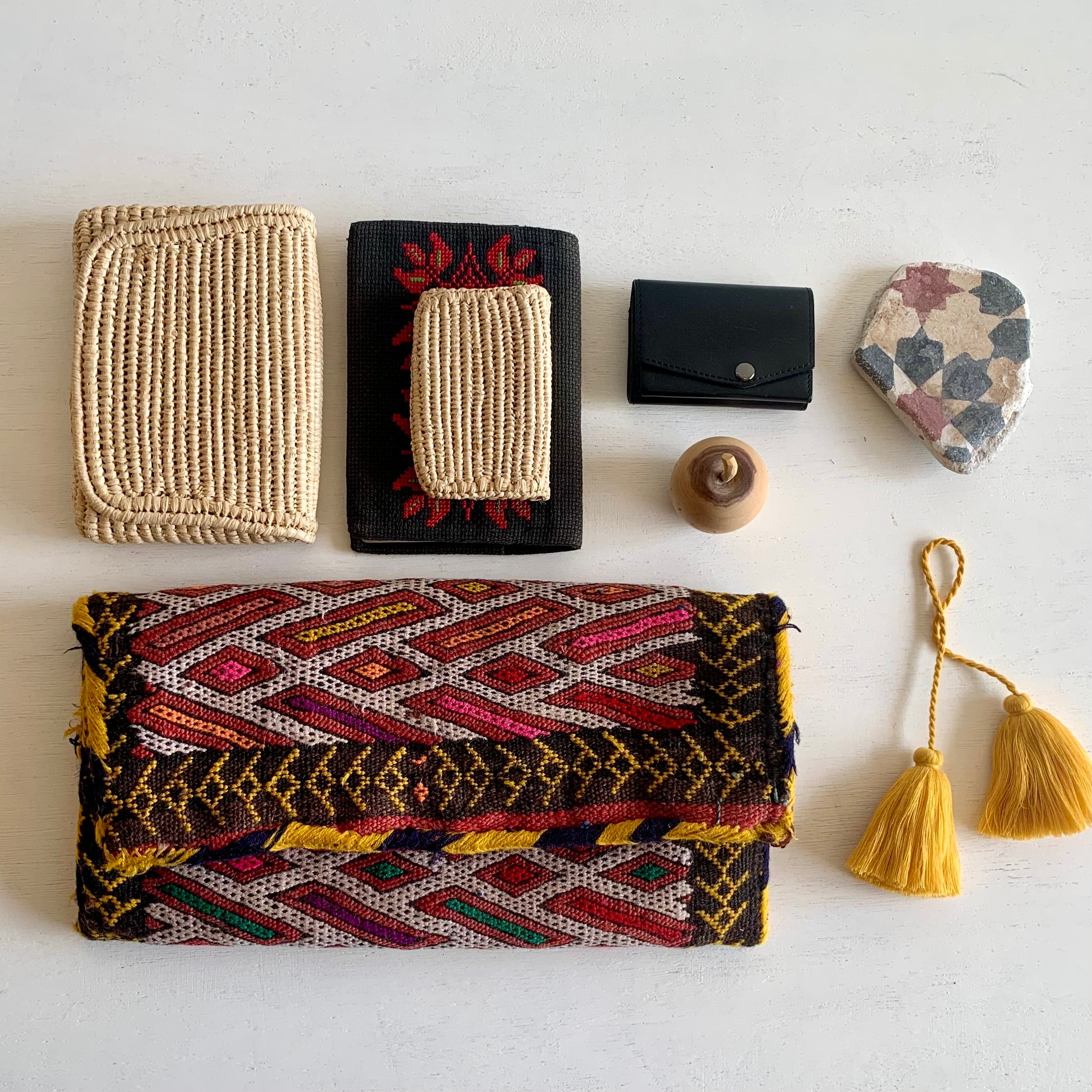 オールドキリムのクラッチバッグ | モロッコの暮らしと手しごと