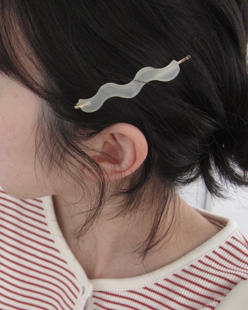 wave hair pin（3 colors） | ggotgill（コッキル）