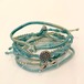 Wakami 7 Earth bracelet　Green Mint