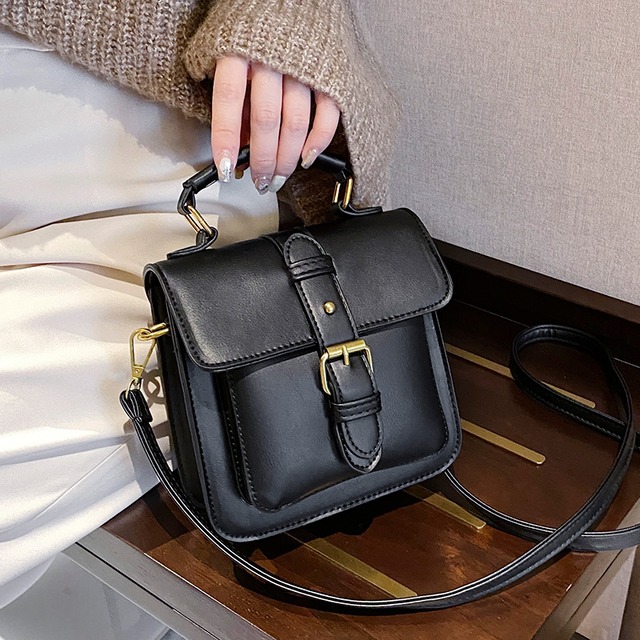 スタンダードミニオータムウィンター レトロ 秋物 冬物 スクウェア メッセンジャーバッグ ミニバッグ Tiancai_Wing_Bag98672750115