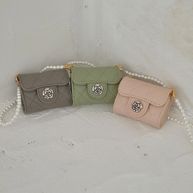 【予約】Sisi Bag -silver rose-〈3color〉 /seenii   韓国犬服
