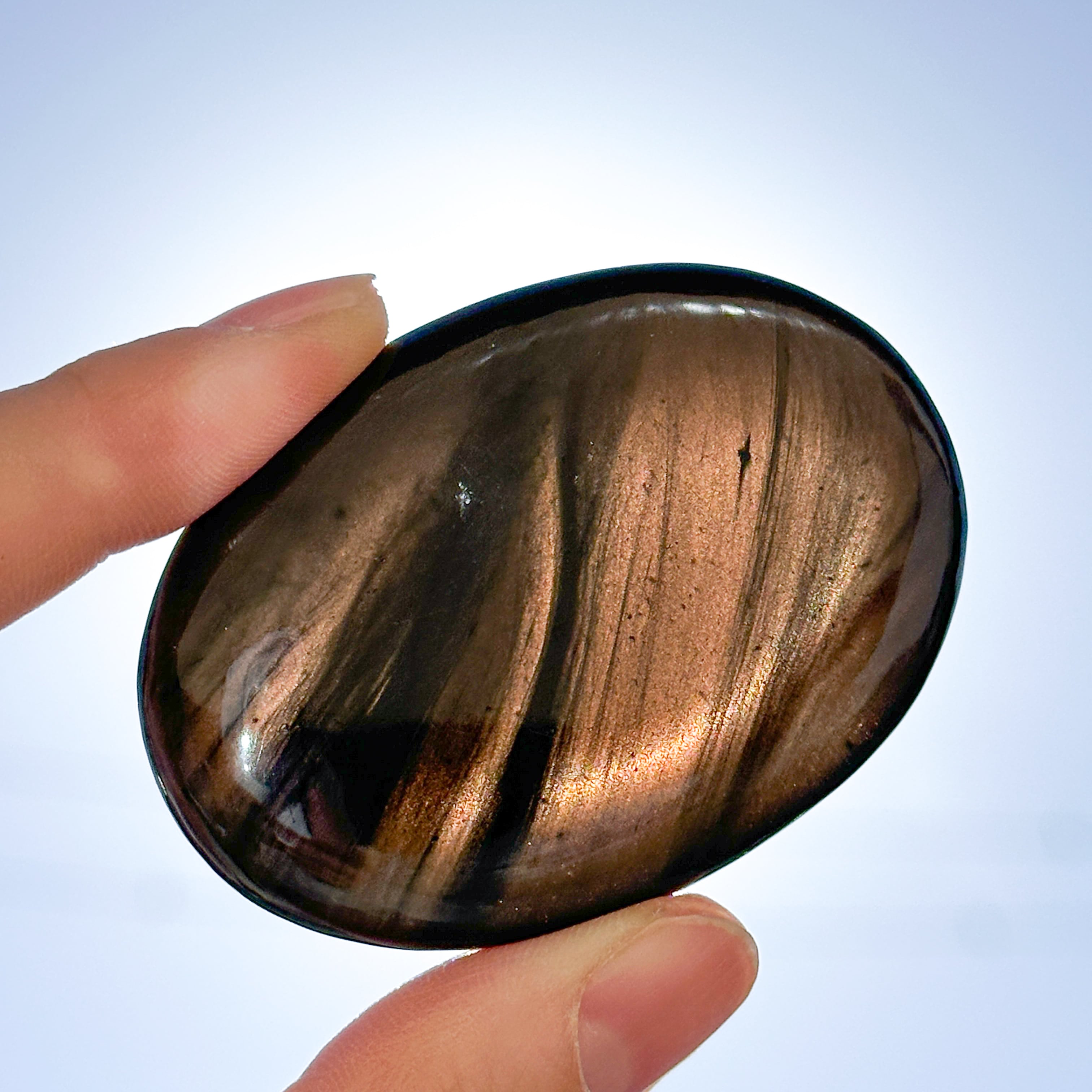 天然石 ブラックアゲート＆カーネリアン ハートパーム＆フレイム ミッドナイトレースオブシディアン パーム 22◇ Midnightrace