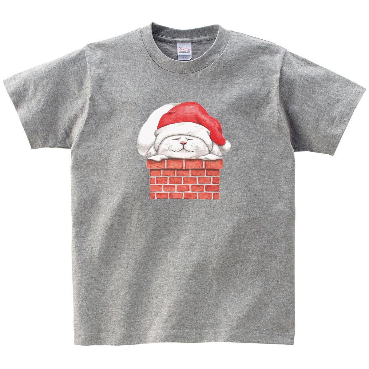 サンタコスプレネコ Tシャツ cat29 ねこ tシャツ おもしろtシャツ 猫  ねこ アニマル ゆるキャラ ネコ好きに