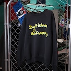 80s USA FRUIT OF THE LOOM Black Sweat