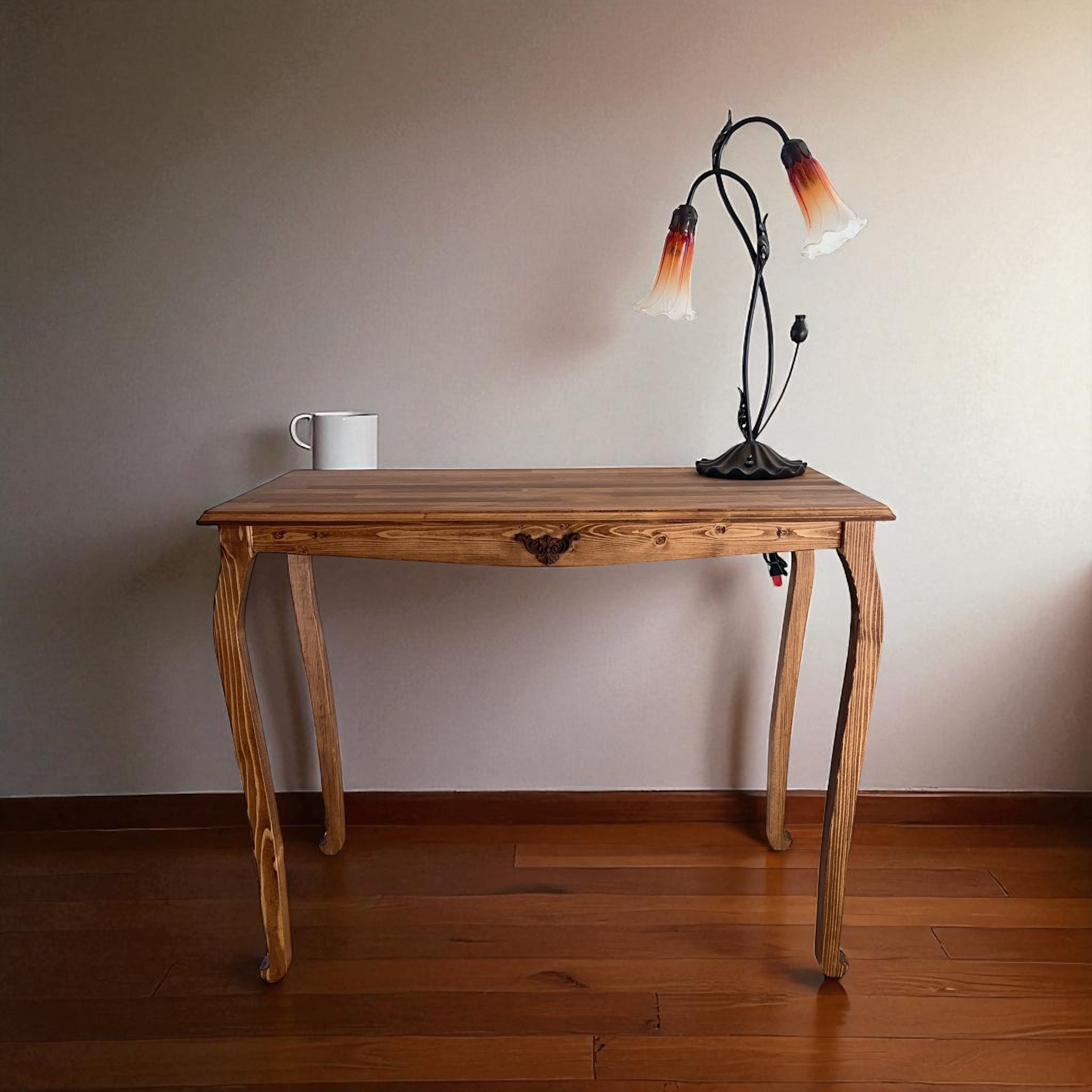 イギリスヴィンテージ家具 ヴィクトリアンホールテーブル 猫脚 木製サイドテーブル イギリスヴィンテージ家具 ヴィクトリアンホールテーブル 猫脚