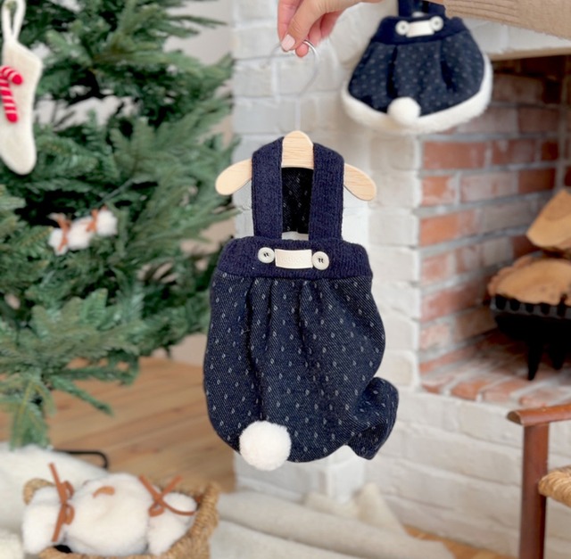 【予約】Dotty noel romper/TODLEY　 韓国犬服