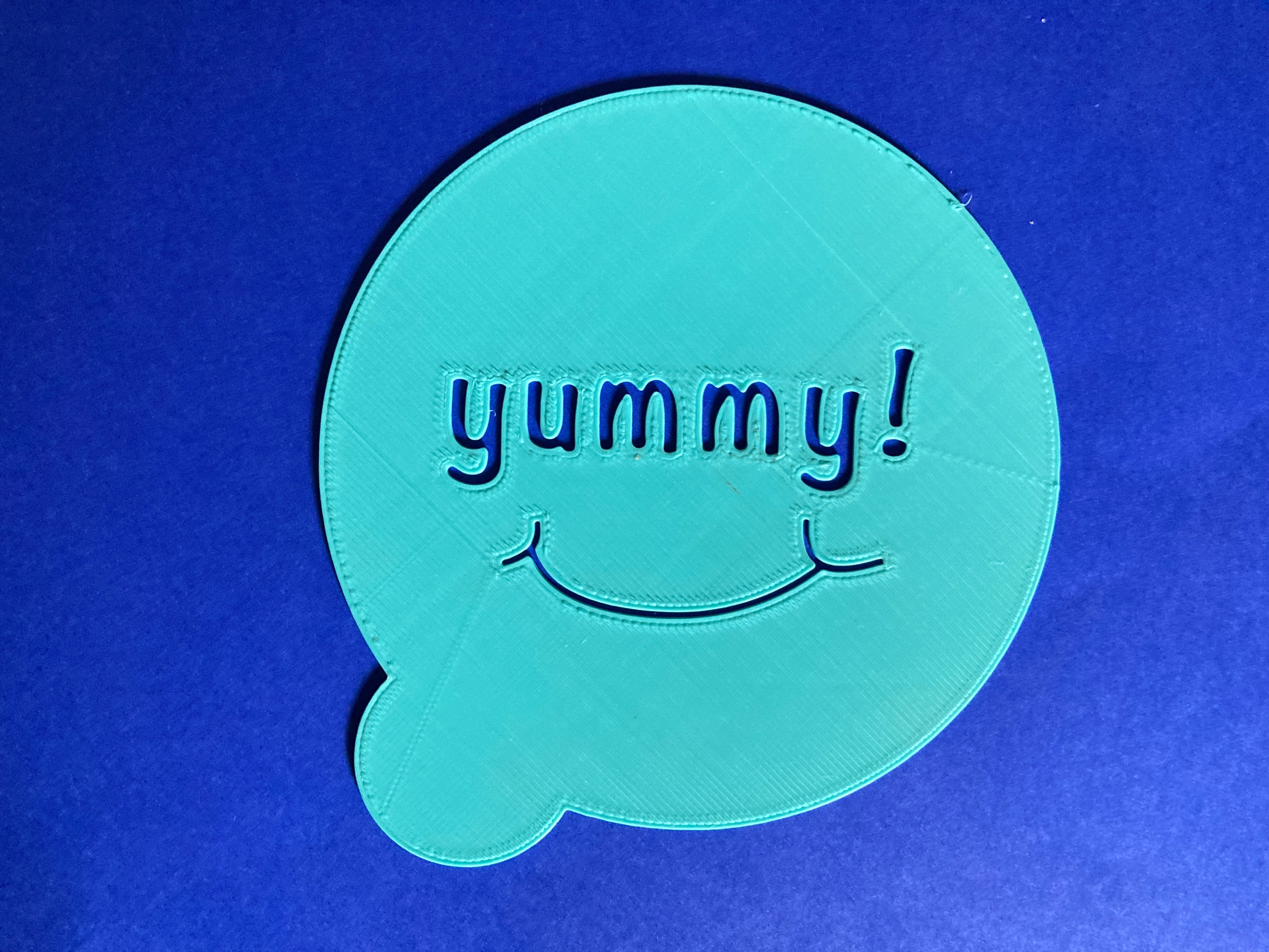 ステンシルプレート【YUMMY】 | Cookies Stamp