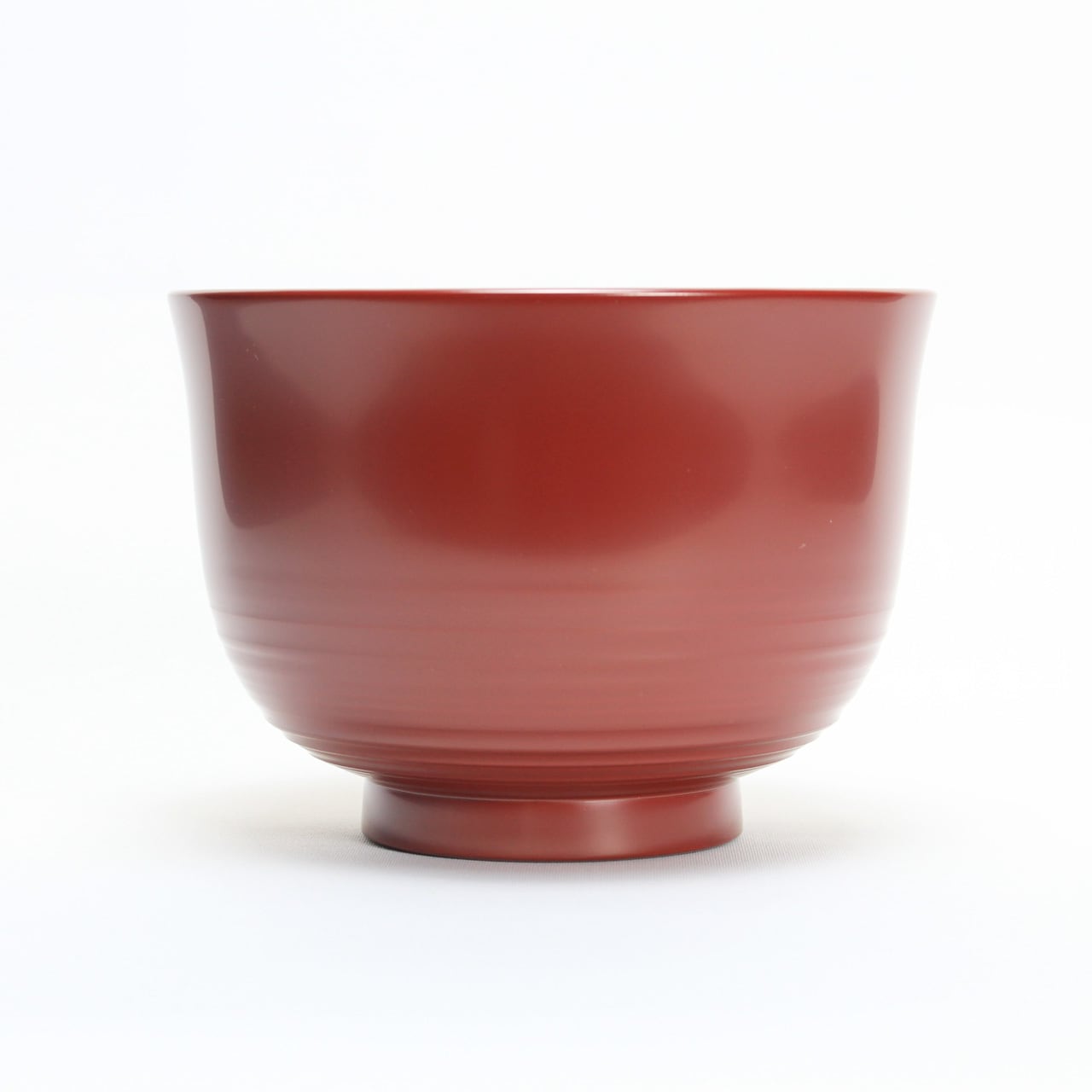 輪島塗のお椀3脚 輪島塗深型汁椀 3寸8分 朱黒ぼかし塗｜しおやす漆器工房