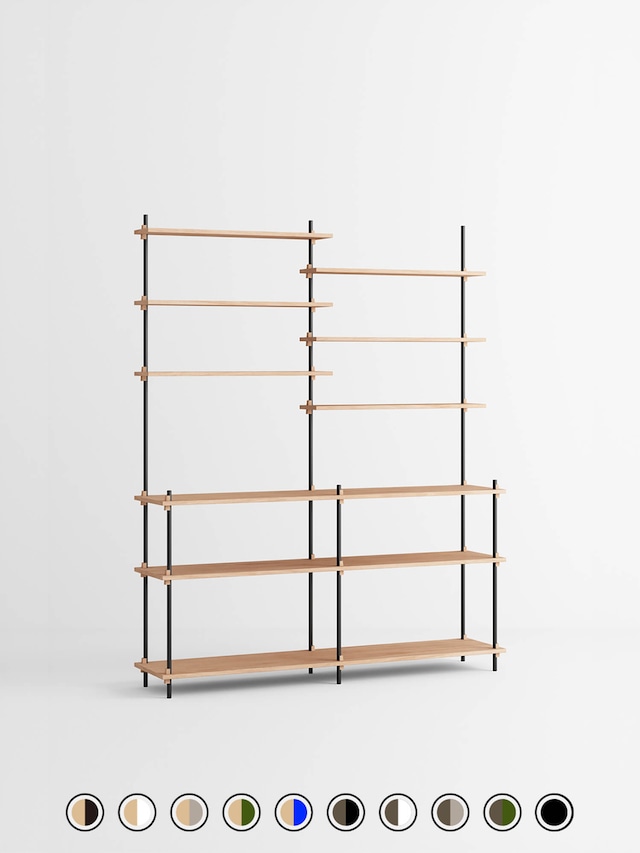 MOEBE Shelving System セット S.200.2.D（11カラー）