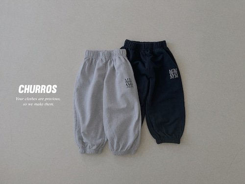 【予約　2024 spring】kids：MMM bending pants〔MMMベンディングパンツ〕　churros