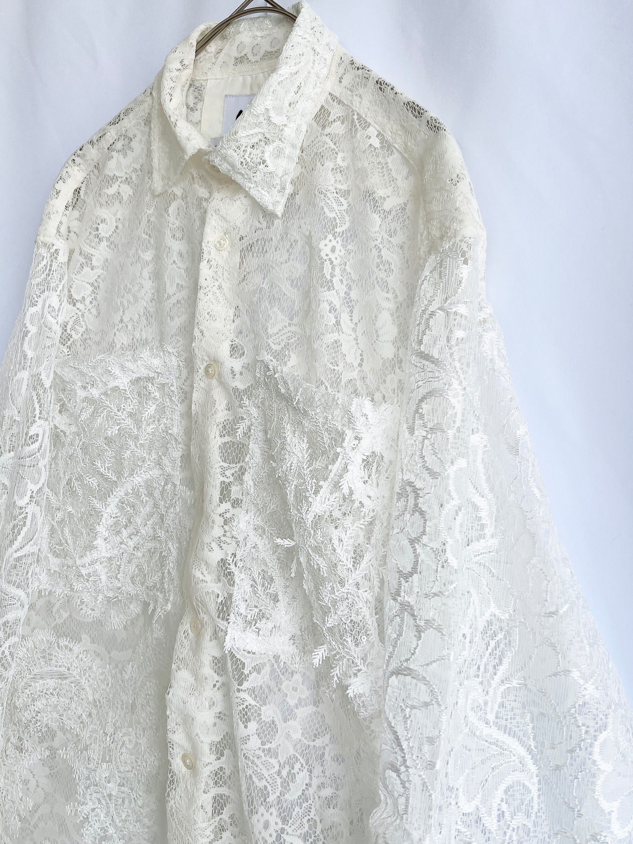 【KOH ISHIGURO】Four kinds of lace patchwork blouse - 9