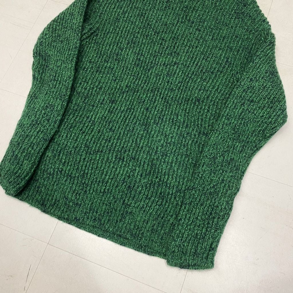 AURALEE オーラリー 22AW WOOL BABY ALPACA MIX RIB KINT ZIP TURTLE