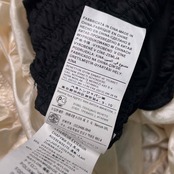 SISLEY シスレー レース フレンチスリーブ ミニワンピース 140cm/ブラック