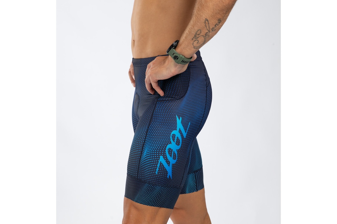 MEN'S TRI 9" SHORT  (La Plage) トライアスロン セパレート トライショーツ 9インチ トライパンツ ZMT210820