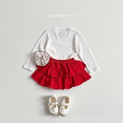 韓国子供服 / VIVID-I / 26Autumn / ティアードスカート / キッズ服 / ジュニア服 / 秋服 *XS~JM*