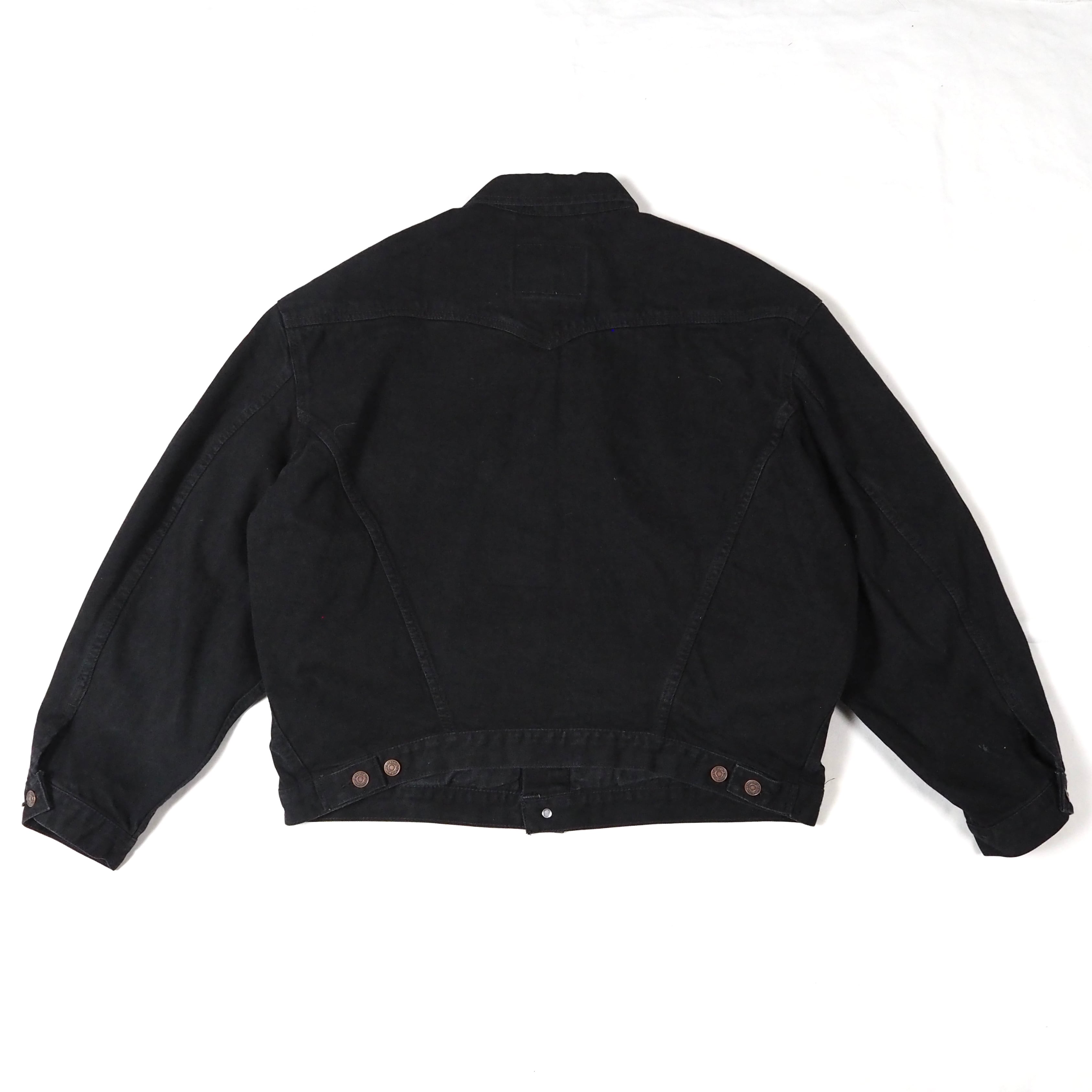 Levi's Black denim jacket 75525 XL /Canada FESTINA LENTE VINTAGE