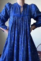 Indian Cotton Dress (BLUE)