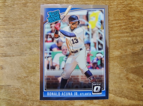 ロナルド・アクーニャ RC 2018 PANINI DONRUSS OPTIC