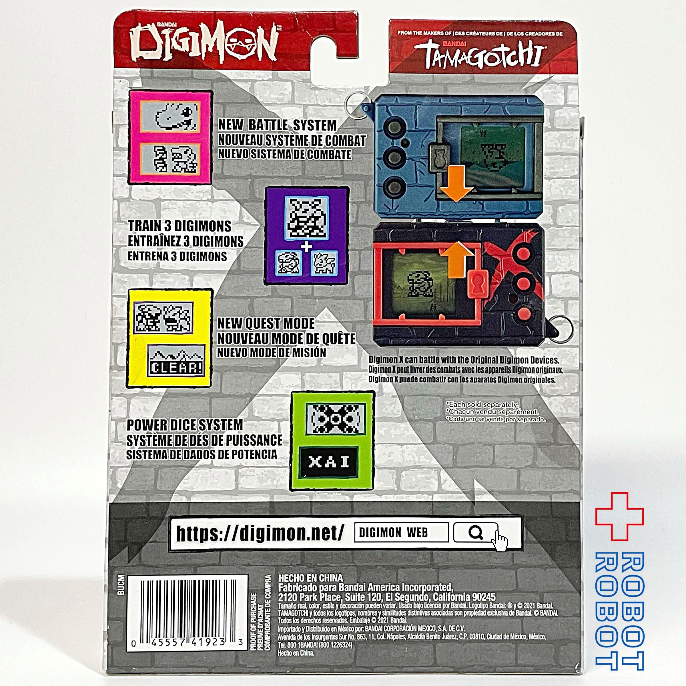 バンダイ US版 デジモンX デジタルモンスター パープル & レッド