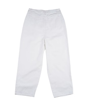 【#Re:room】TUCK WIDE WHITE DENIM ［REP245］