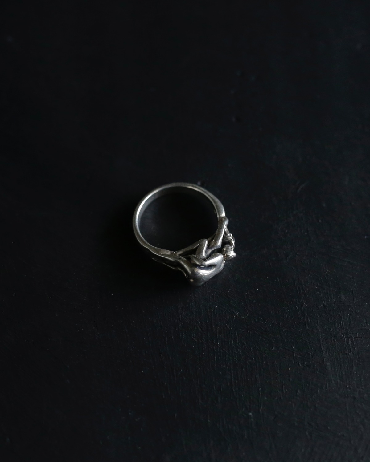 Human Form Rings 1980's human shape avant-garde silver925 ring from Denmark. | maisononline