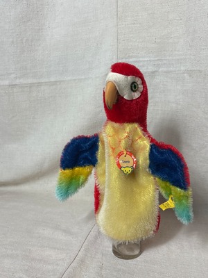 Steiff Hand Parrot Lora シュタイフ ハンドパペット オウム