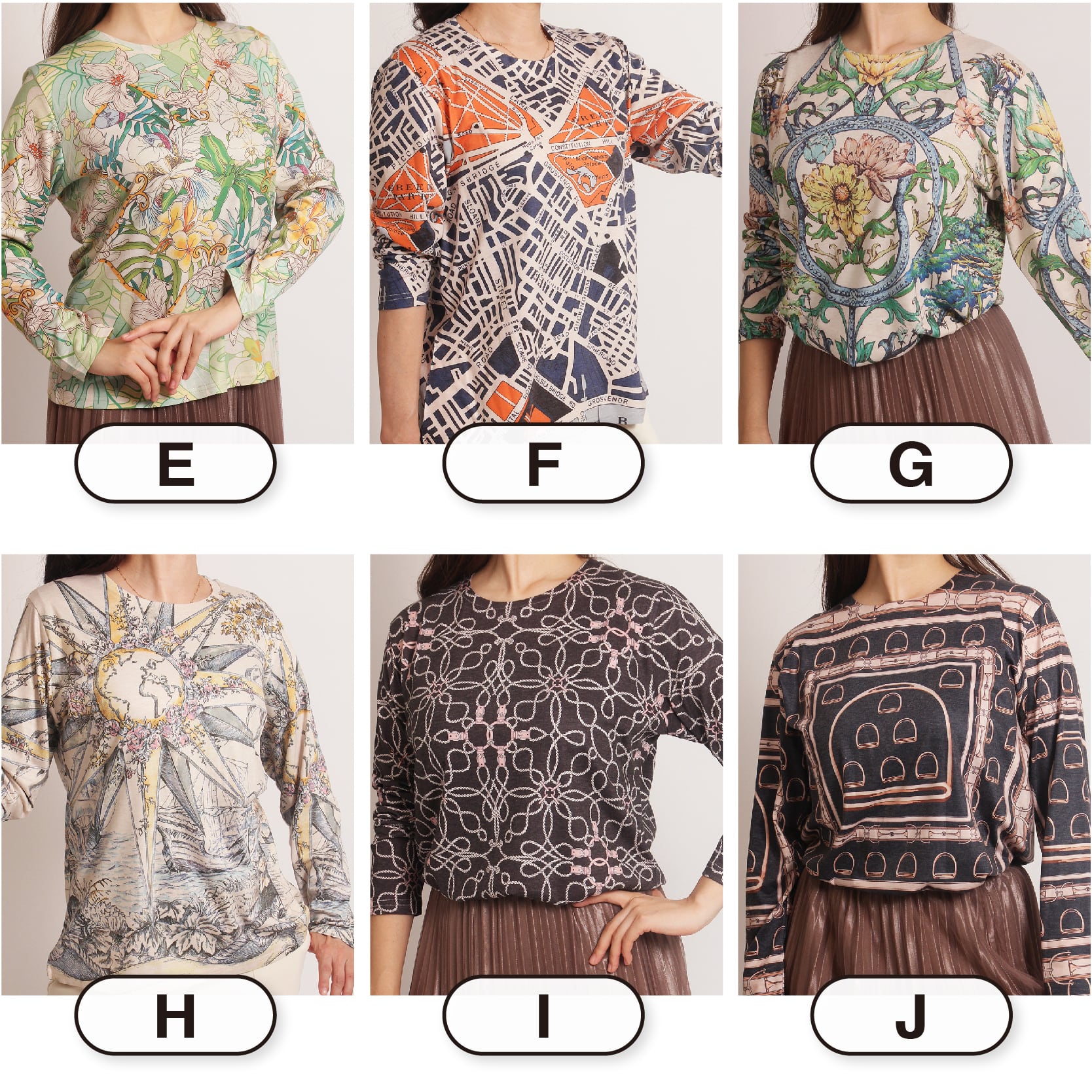 長袖カットソー【全10柄】 | AS shop