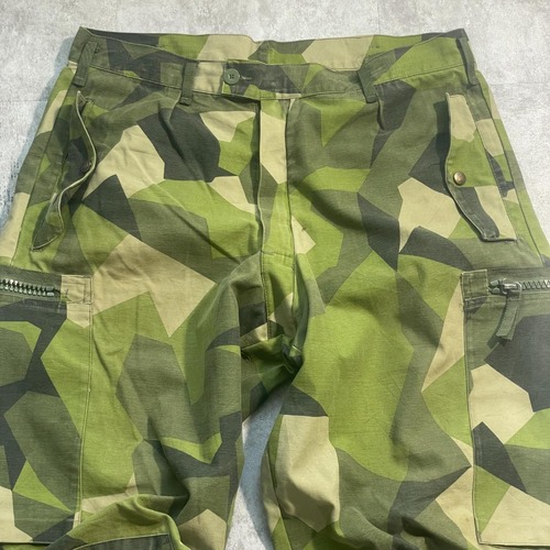 90s スウェーデン軍 実物 M90 カモ フィールドパンツ 180/75 w35 詳細写真3