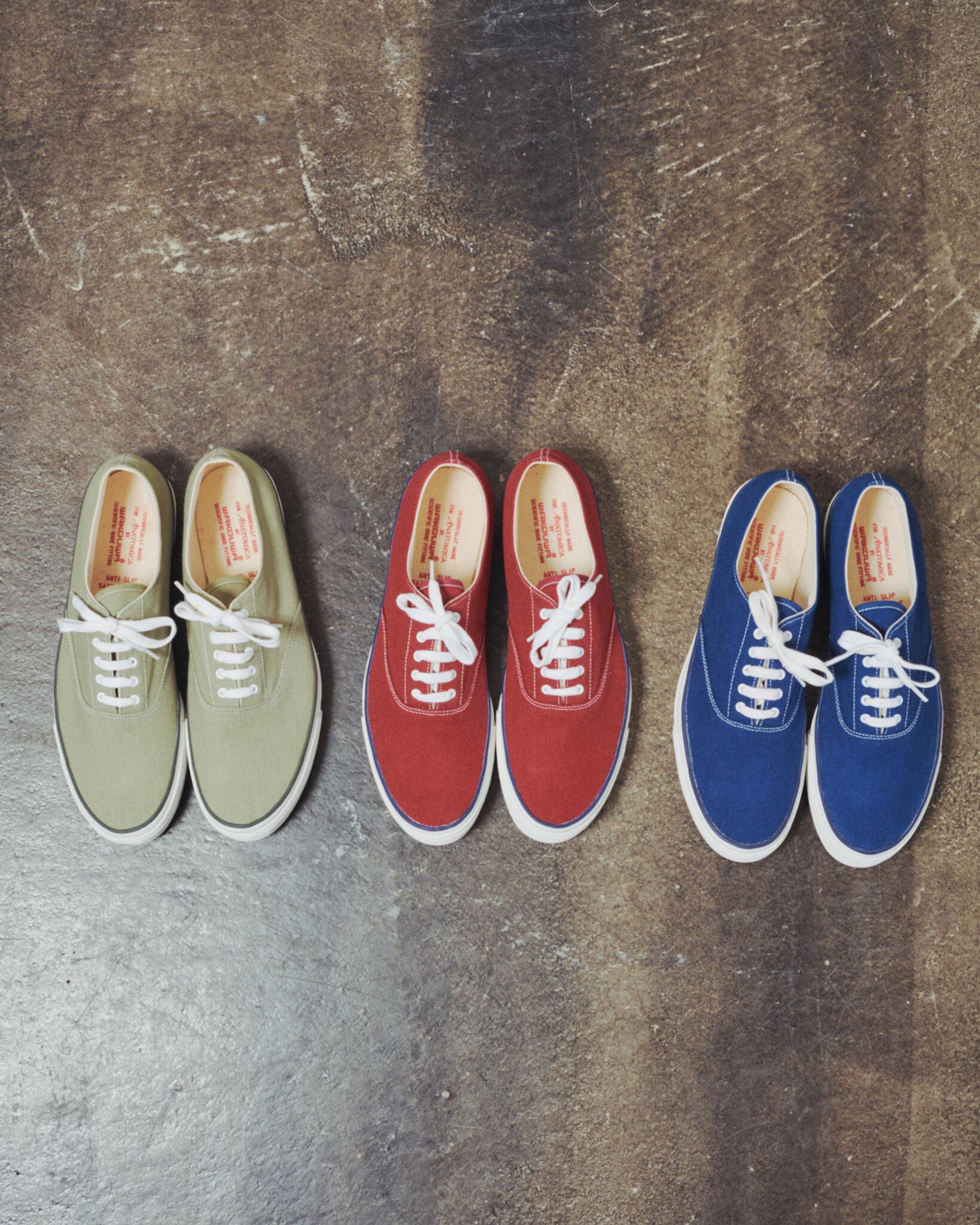 未使用】 ANATOMICA WAKOUWA deck shoes sneaker SAGE Alden last