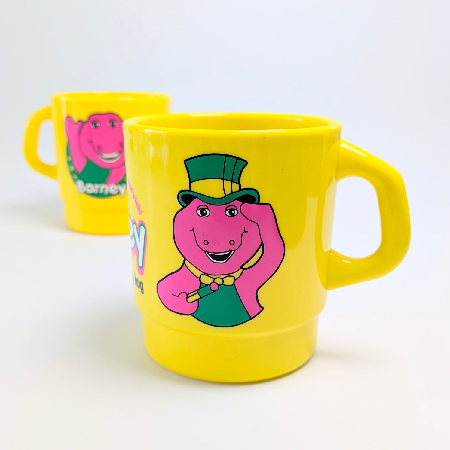 【 STACKING MUG / スタッキングマグ 】Barney( バーニー )プラカップ / MUG / ミルキーマグ / 積み重ねられるマグ〚アメリカン雑貨 アメトイ〛