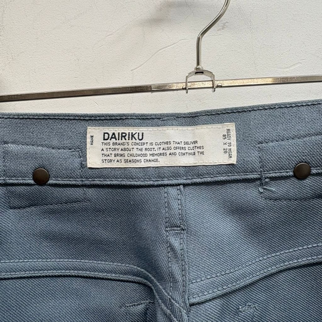 DAIRIKU ダイリク 20AW Straight Flasher Pressed Pants ストレート