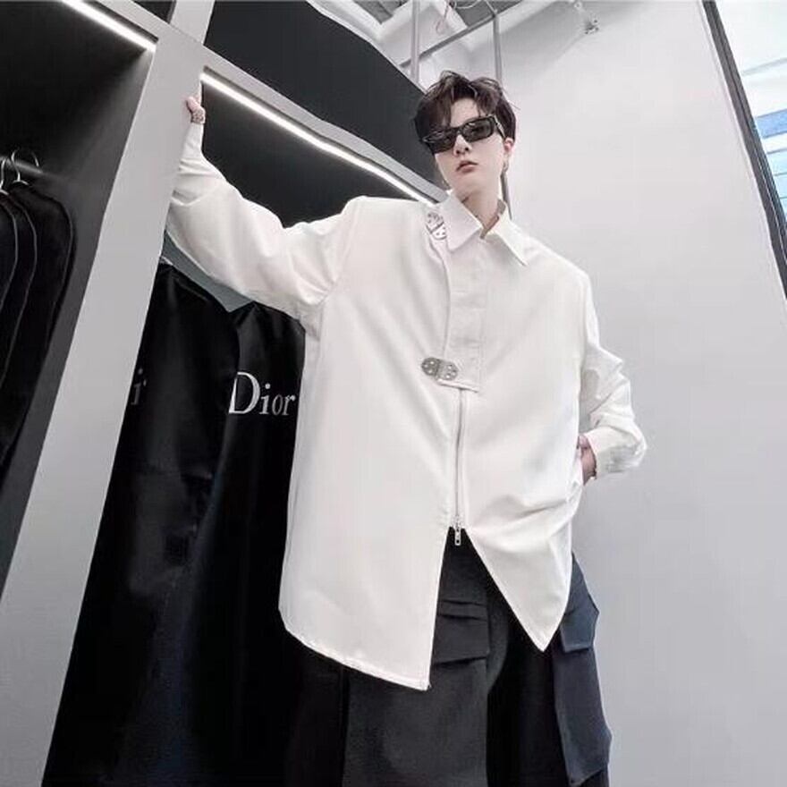 メンズ シャツ クール ビッグシルエット 闇かわいい バンギャ｜天使と