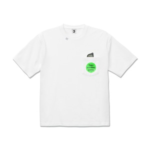 Smile Pocket Heavy Big Tee WHITE