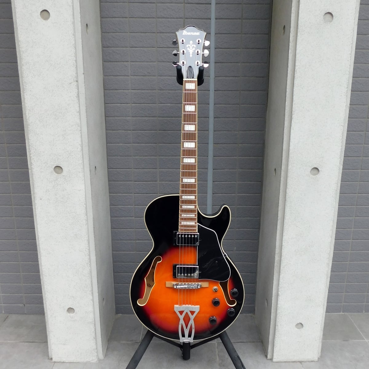 中古 Ibanez アイバニーズ AG75 BS フルアコ ギグバック付き | マルヤ