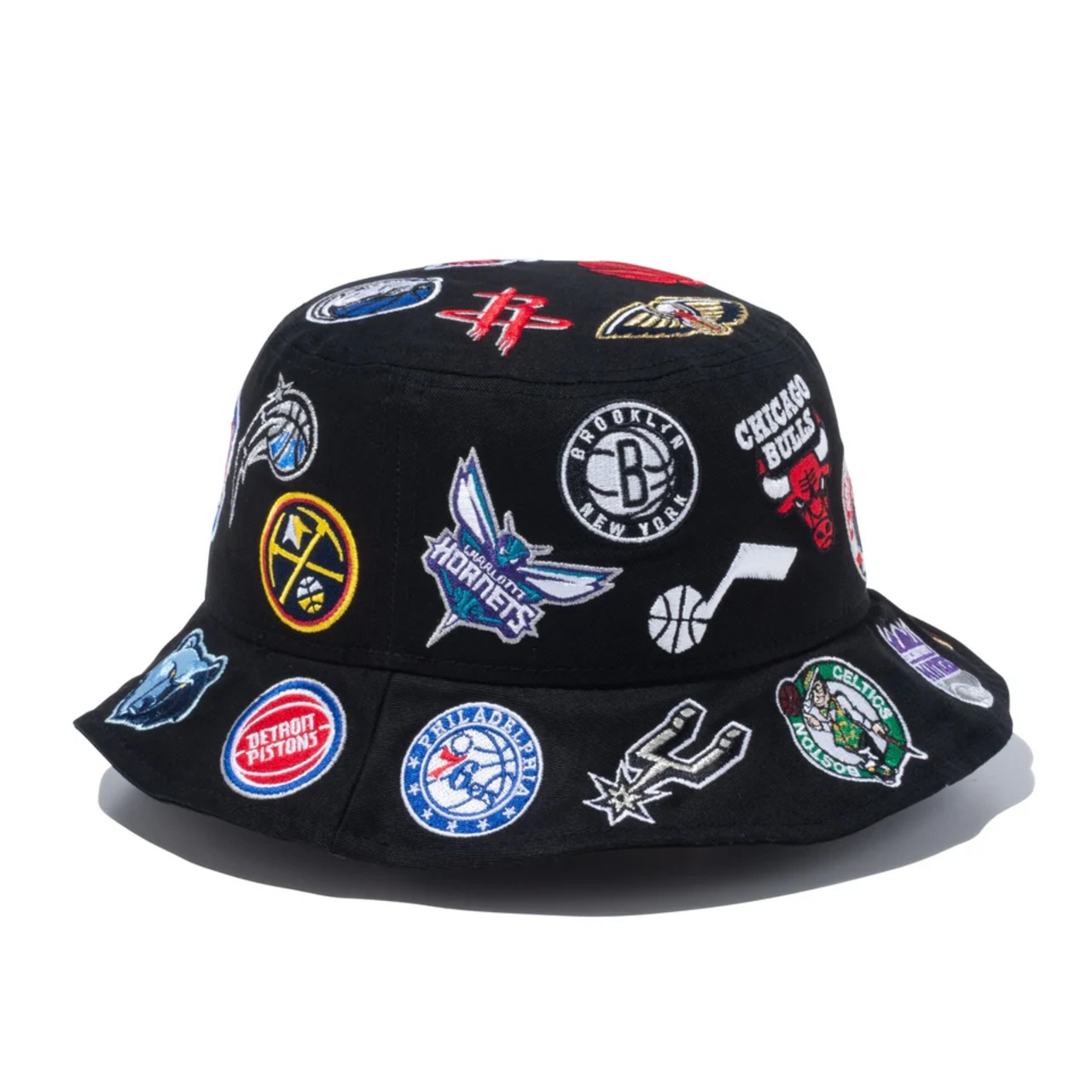 NEW ERA バケット01 Team Logo Allover NBA ブラック　国内正規品