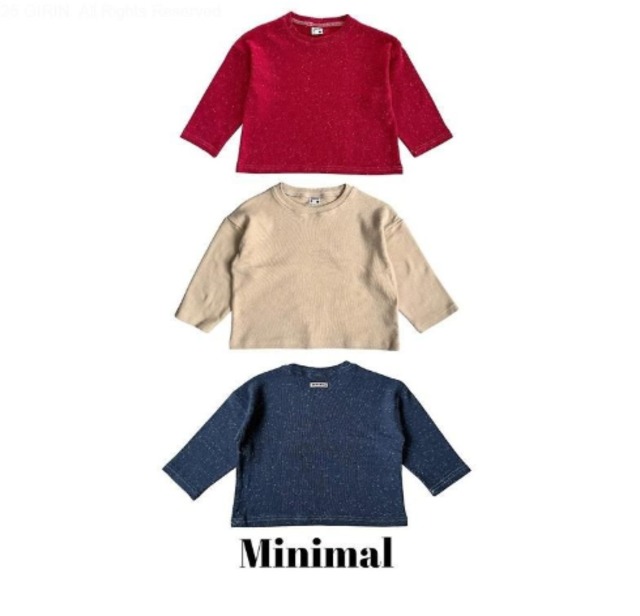 【取寄/韓国直送】MINIMALポップコーンTシャツ｜秋服｜韓国子供服｜26/AT