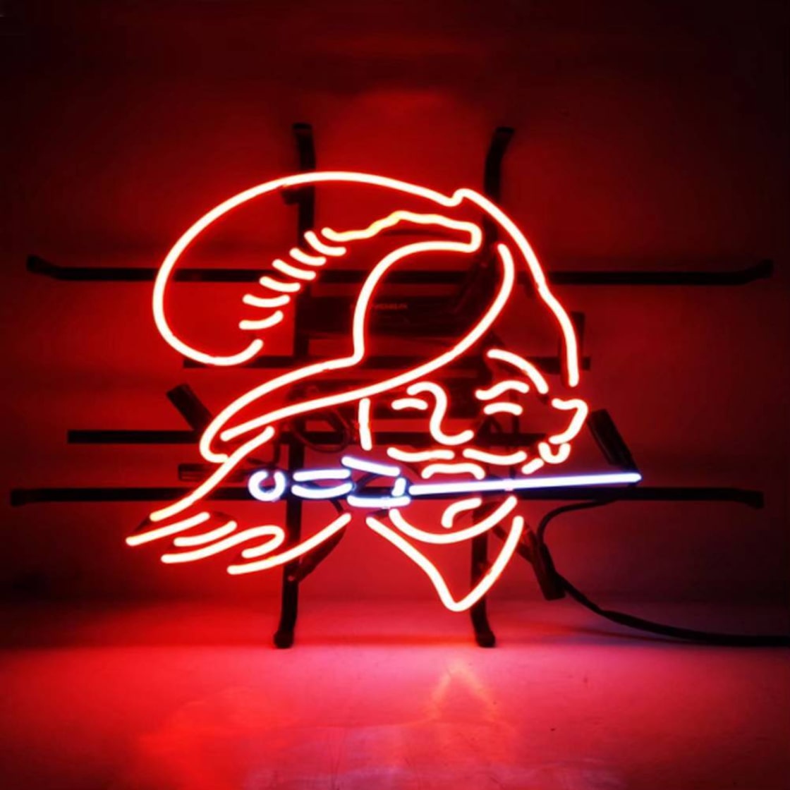 ロゴ オーダーメイド対応 LED風 ガラス管 ネオンサイン NEON SIGN ネオンライト 壁掛け インテリア 店舗用 広告 アメリカン レトロ 光る 看板 LiteICE 赤色 レッド ネオンサイン ネオン管 看板 オーダーメイド オーダー かっこいい 趣味, image size:1120x1120