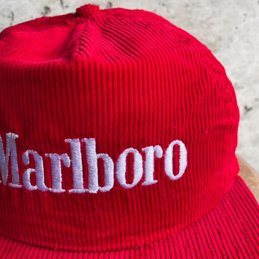 90s Marlboro マルボロ コーデュロイ ビンテージ キャップ 帽子 