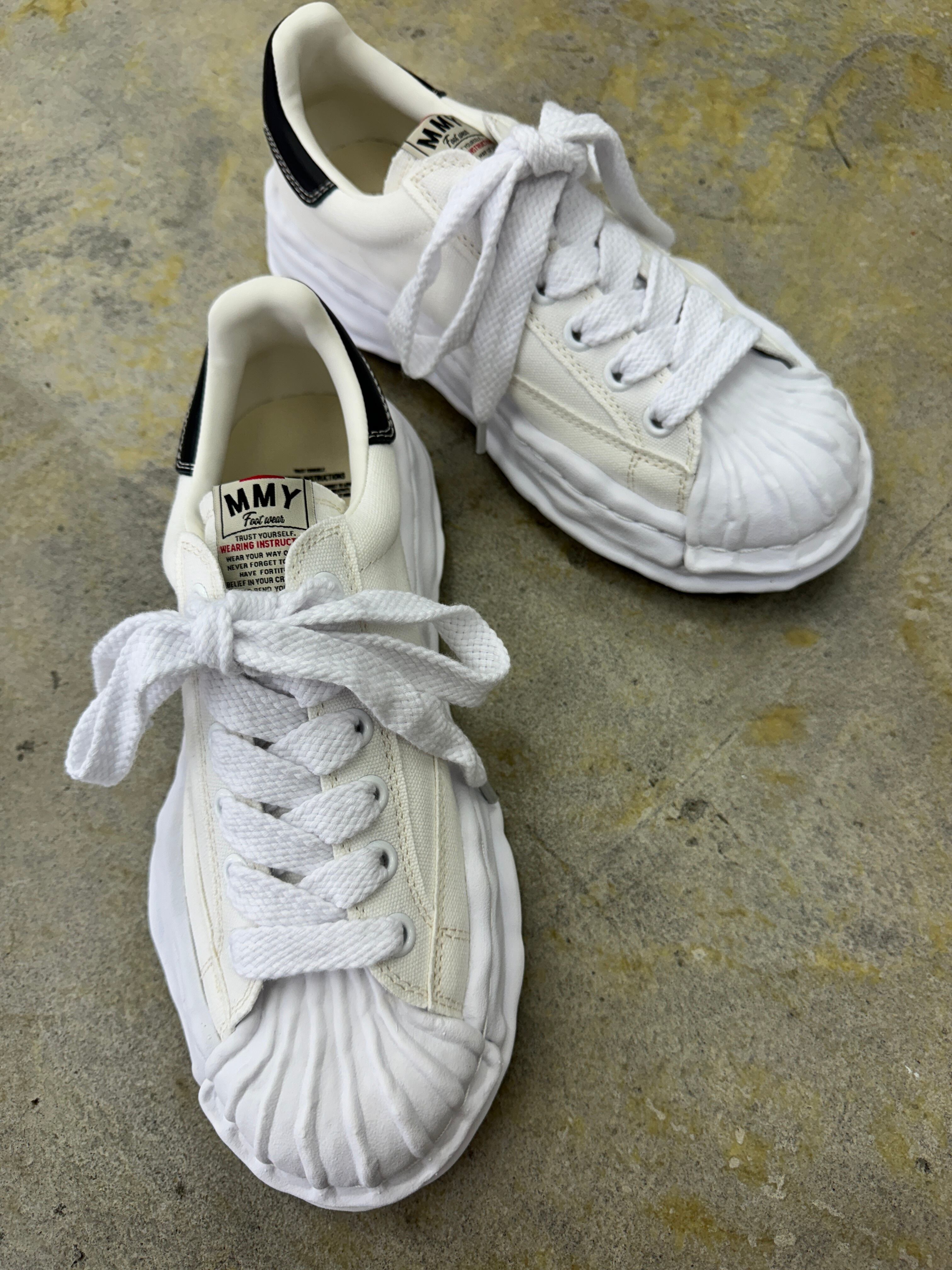 Maison MIHARA YASUHIRO | BLAKEY LOW CANVAS (A08FW735) | WHITE | HOWDAY
