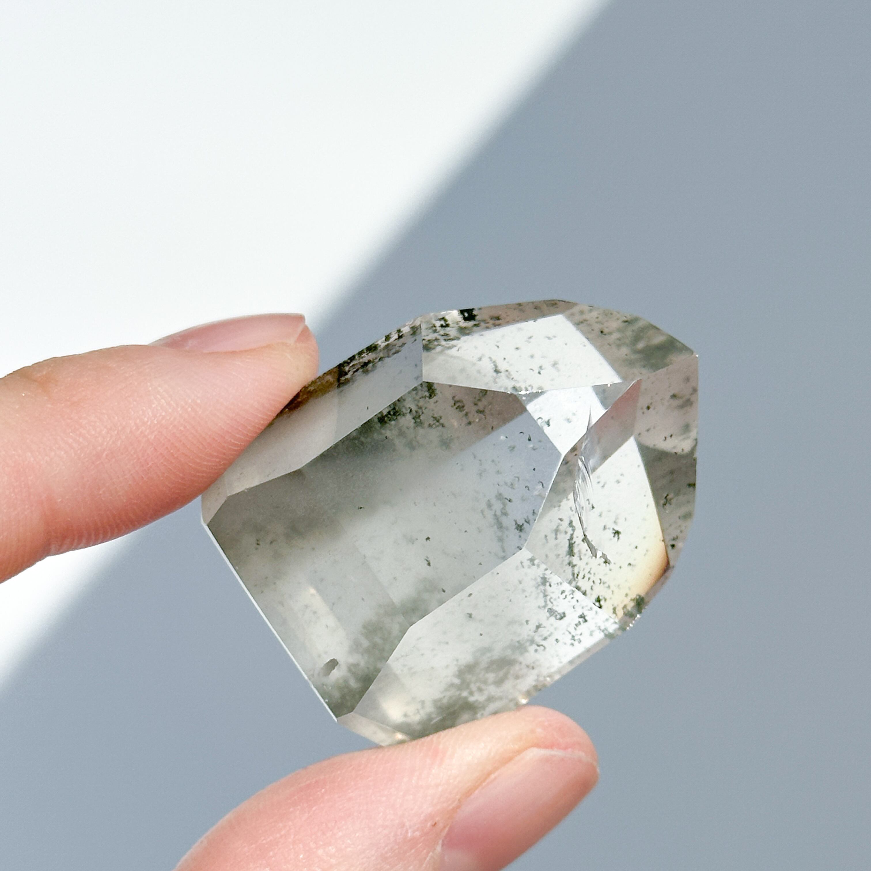 アクアマリンとグリーンファントムクォーツ グリーンファントムクォーツ タワー43◇ Green Phantom Quartz