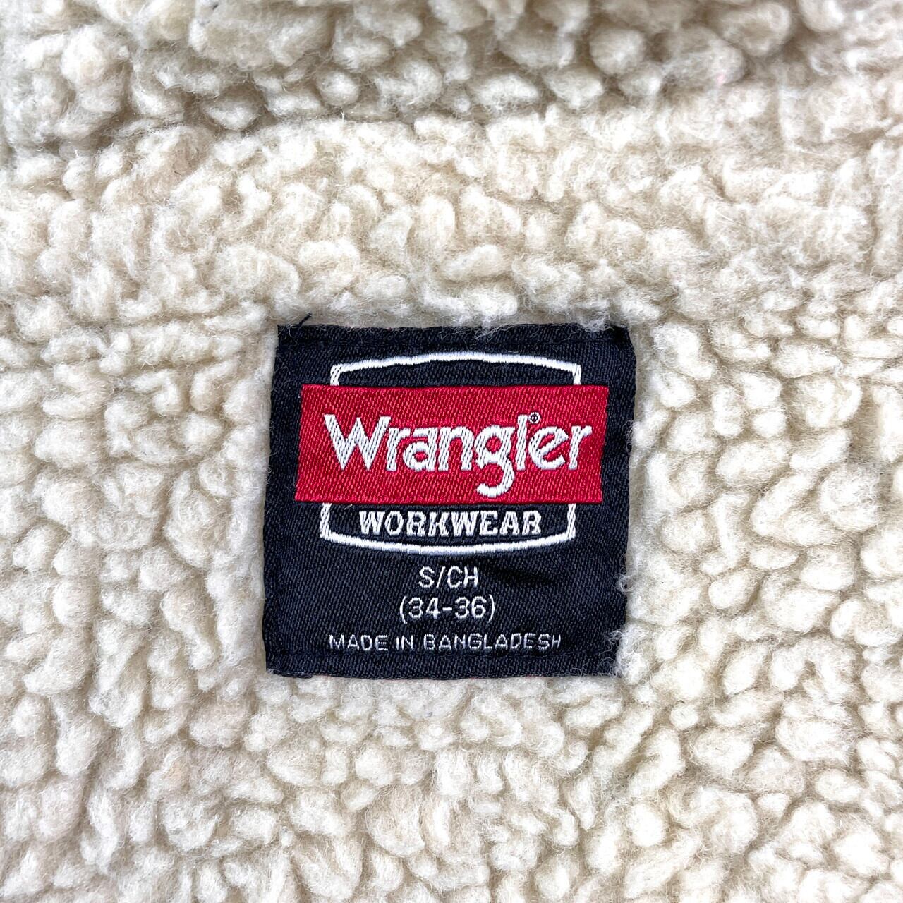 S*T様 ￼Wrangler sports 80s' ボア付きパーカー サイズL Wrangler ラングラー フルジップ 裏ボア スウェットパーカー メンズS