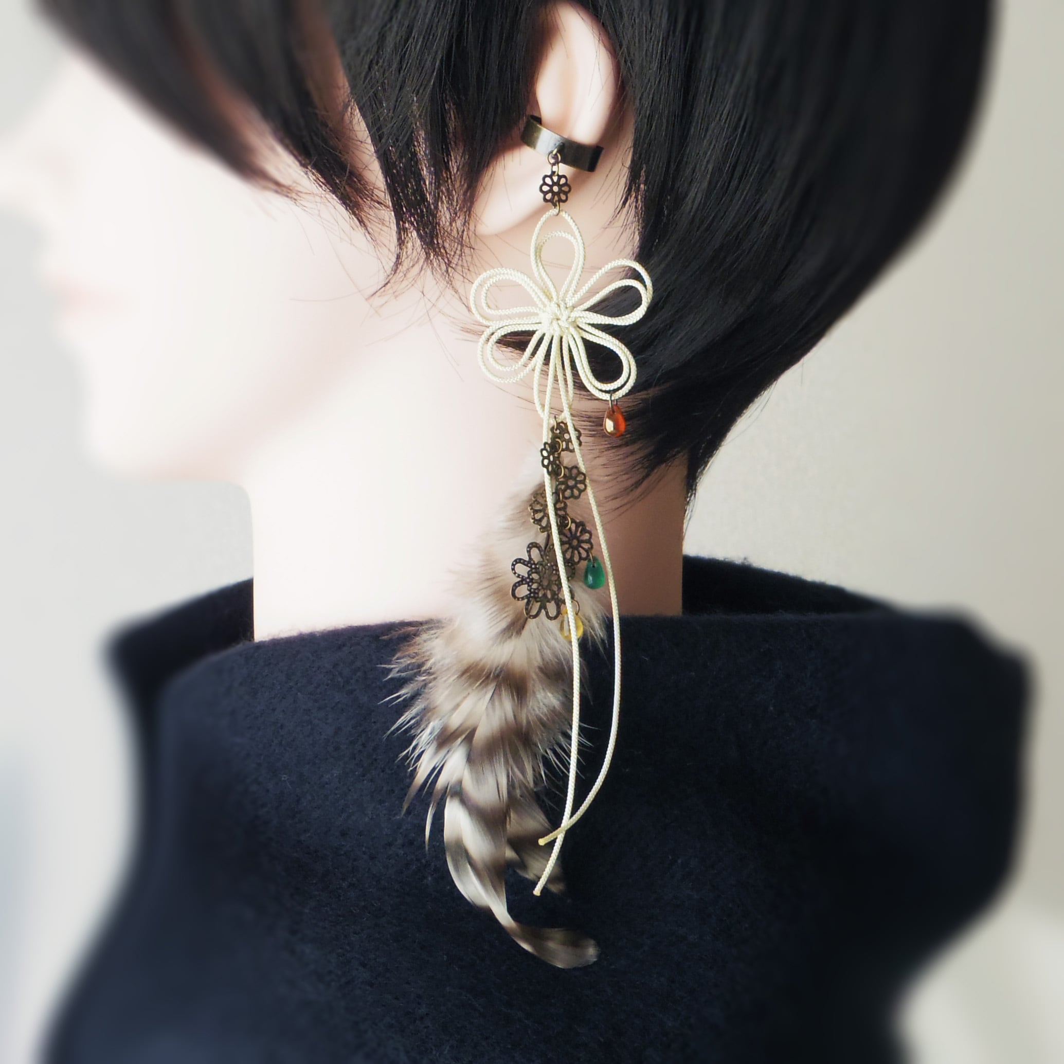 かたっぽイヤーカフ「舞ヒ歩ム」