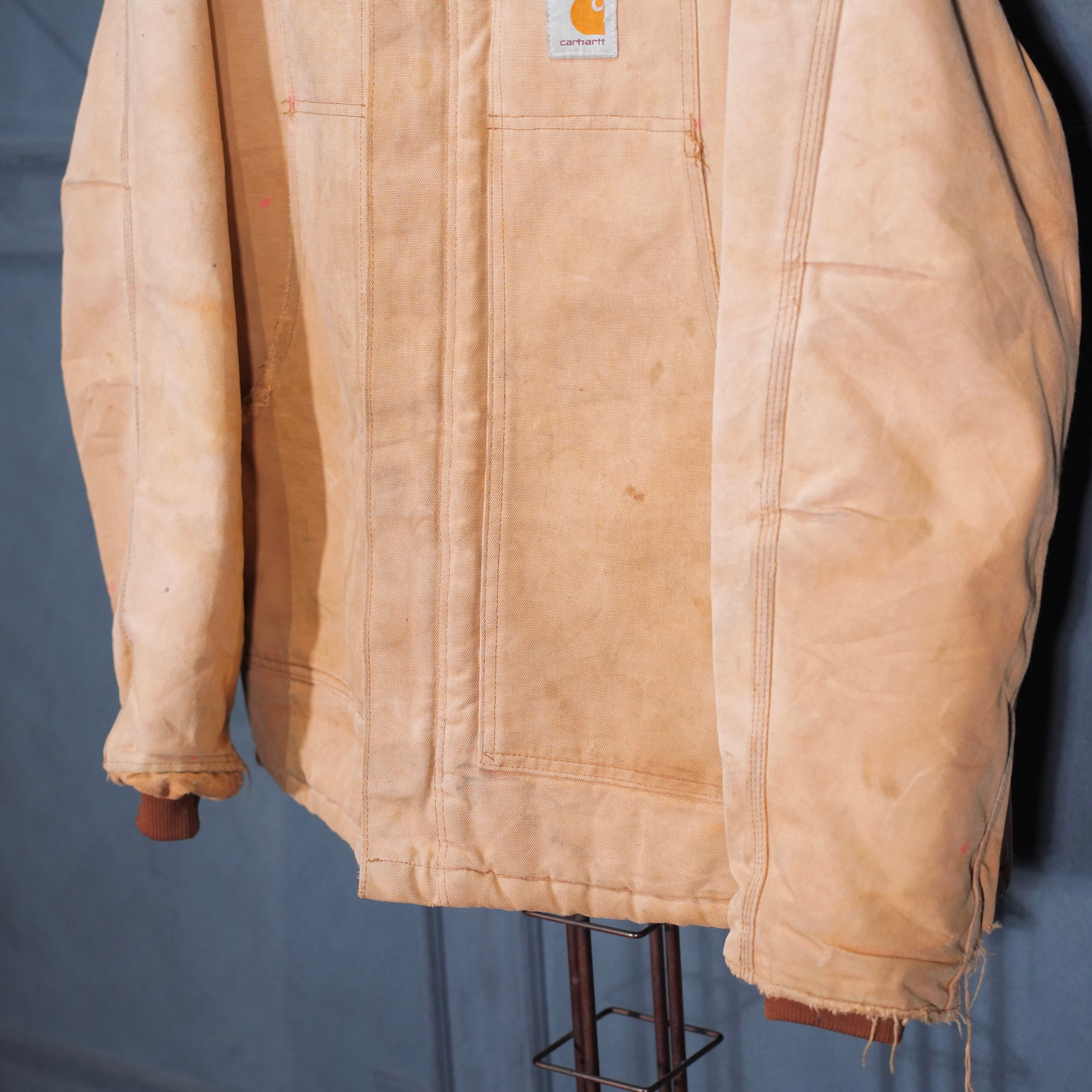 m*★様 carharttカーハートビンテージダッグジャケット美品レアUSA 珍品 carhartt 70s ビンテージ ダック ハンティングジャケット - メルカリ