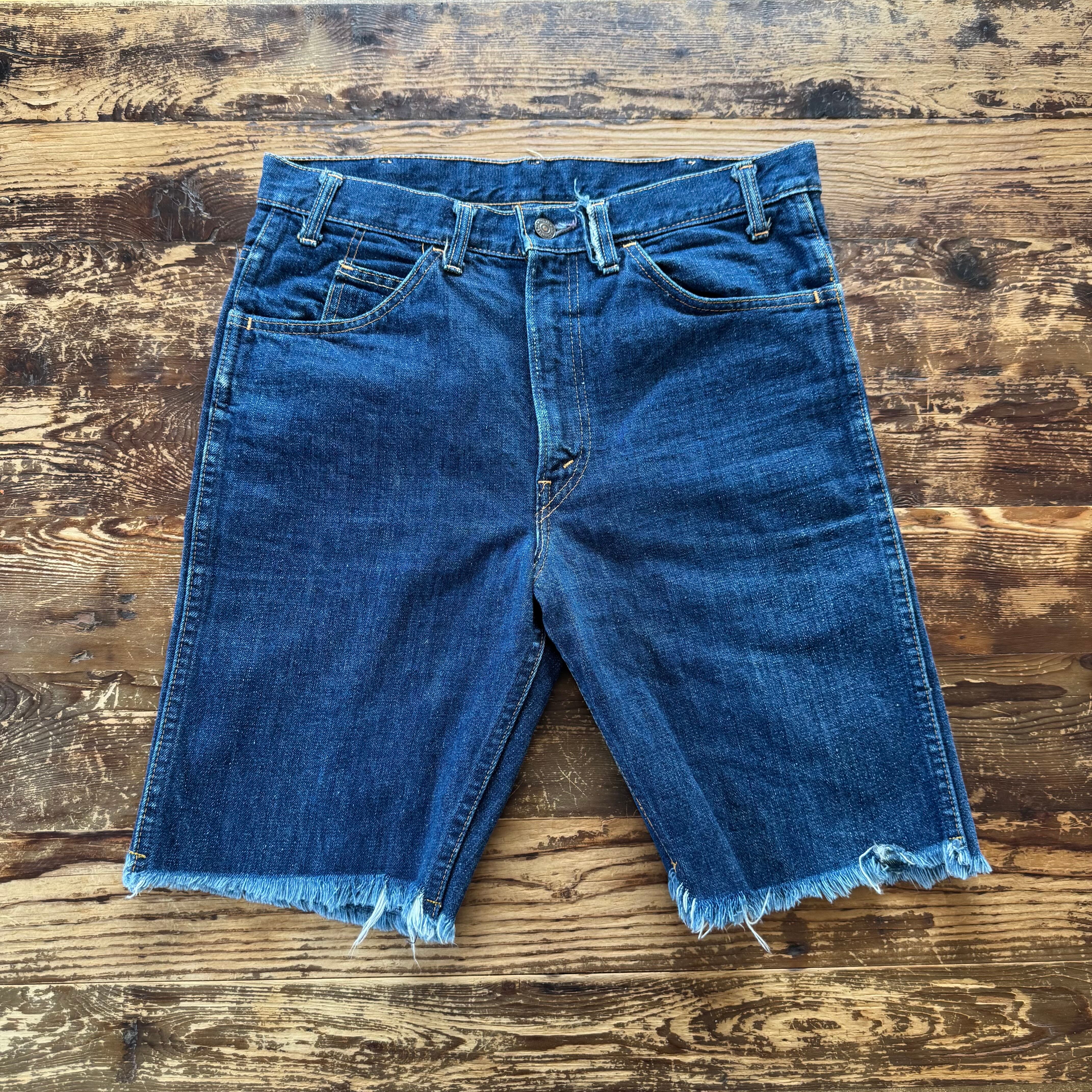 1960's VINTAGE Levi's 606 Big E Cut-Off Jeans/ W34