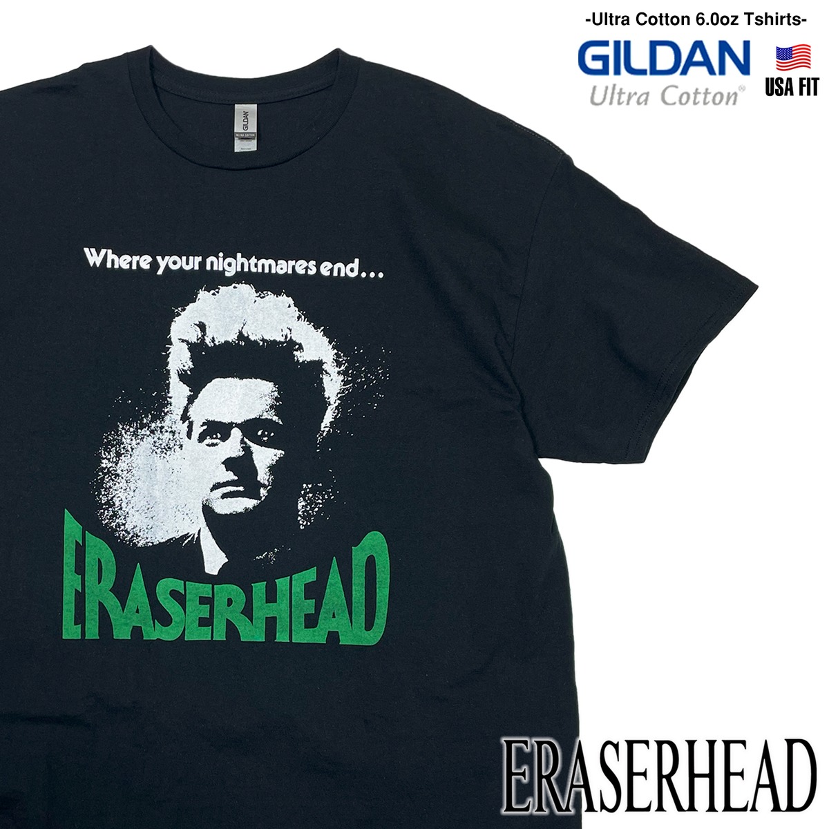 イレイザーヘッド ERASERHEAD 「HENRY」Tシャツ【GILDAN 