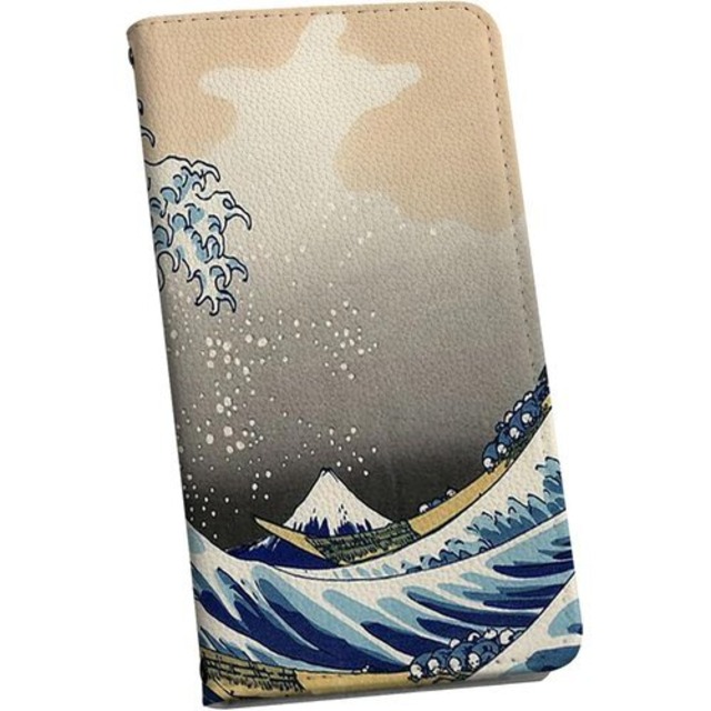 iphone7 ケース カバー 手帳 スマコレ 手帳型 レザー 手帳タイプ 革 スマホケース スマホカバー 003250 写真・風景 クール 和風 和柄 海 21