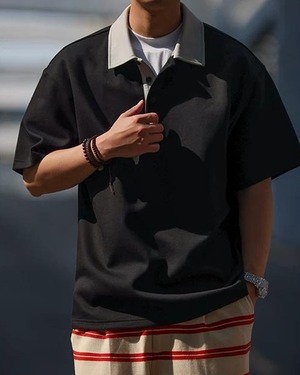 Color Block Polo Shirt  K0316