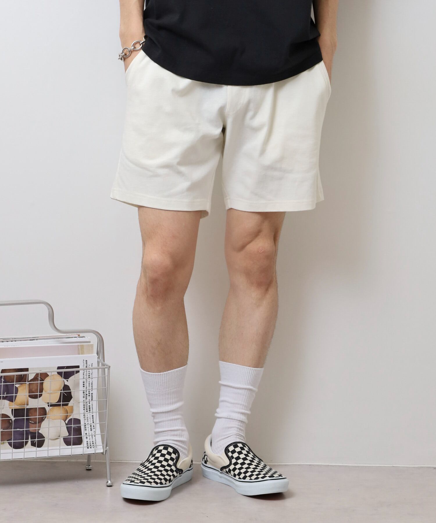 2025年】ウエスト針抜きリブ天竺ショートパンツ #JF376-244 | JEMORGAN