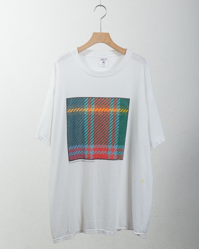 good damage & fade printed T-shirt